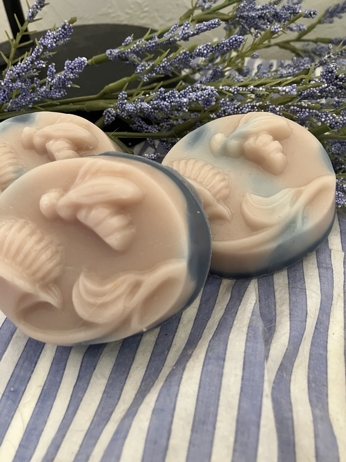 Mulberry Vanilla Cream Handmade Soap 4oz Goat Milk Glycerin Organic Oils Jojoba+