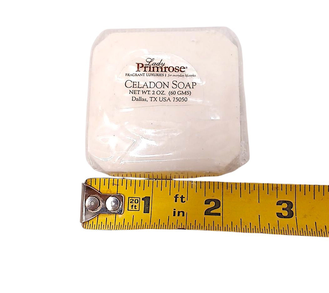 Celedon Bar Soap LADY PRIMROSE Square Fragrant Luxuries Travel Size 2 Oz. Sealed