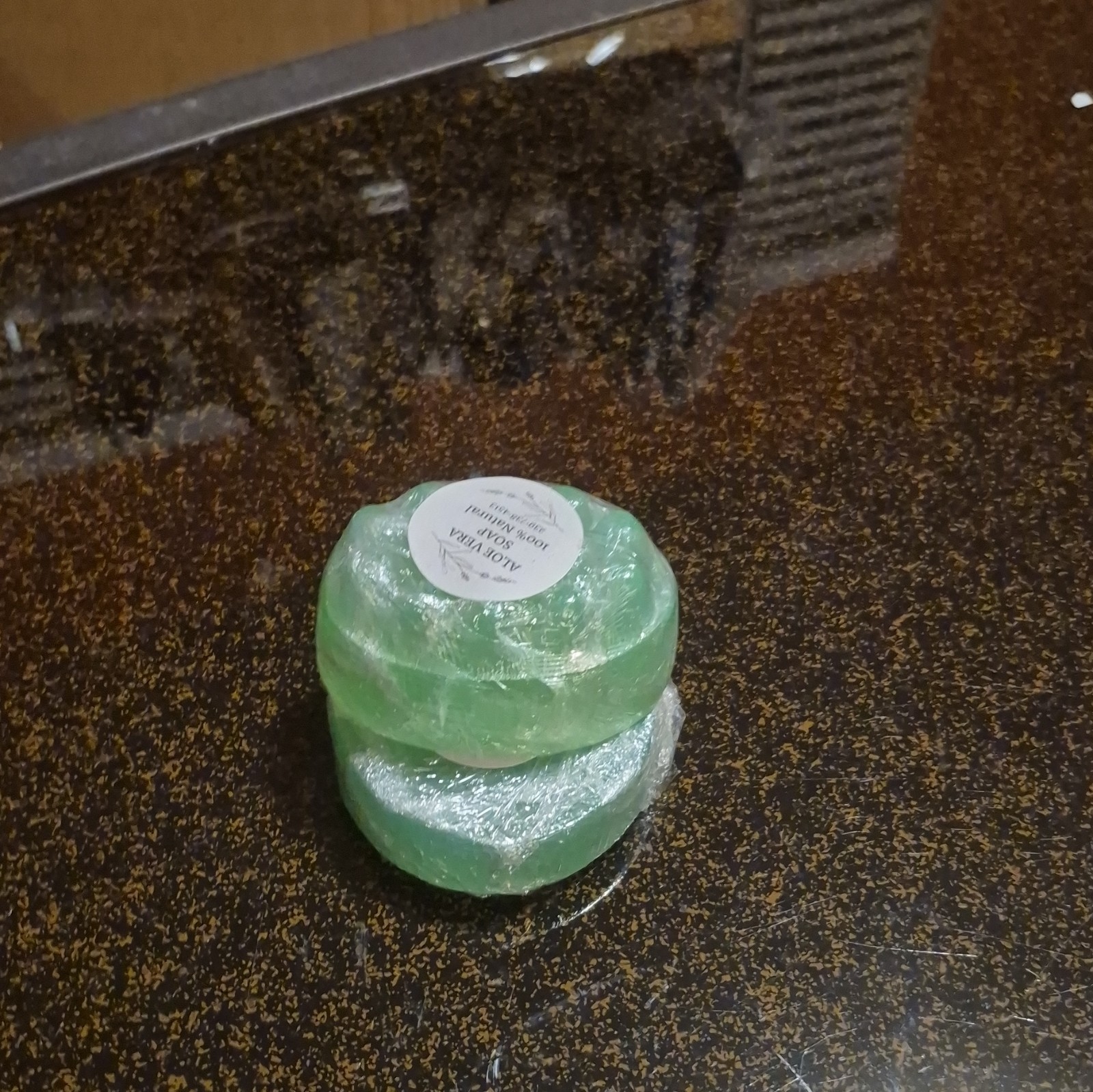 Natural Aloe Vera Soap Green Oval Bar Multipack 100g Body & Hands