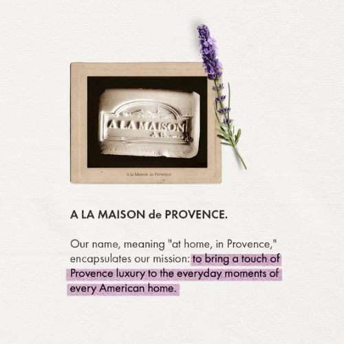 A La Maison Lavender Flowers Bar Soap Value Pack – 4 CT – 3.5 Oz Each