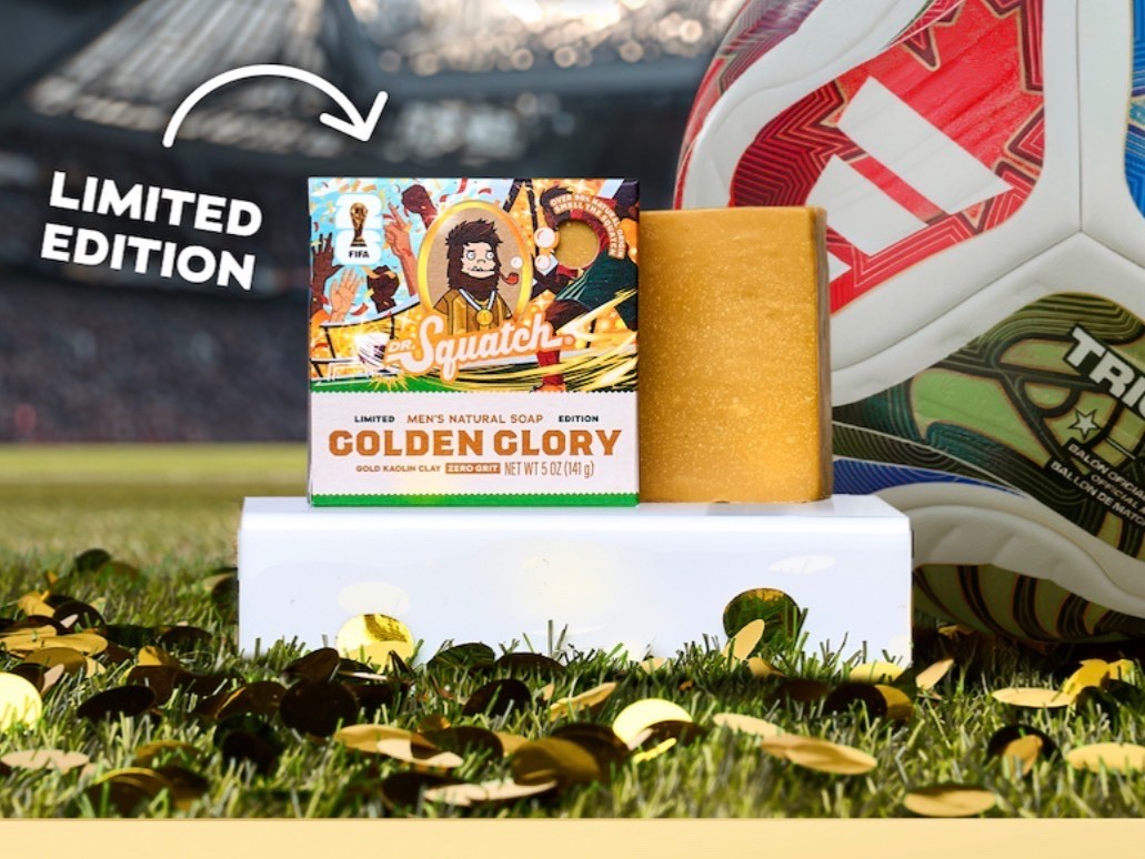 Dr. Squatch Dr Squatch ~ GOLDEN GLORY – FIFA 2026 soccer ~ Limited Edition⚽️ 🏟️