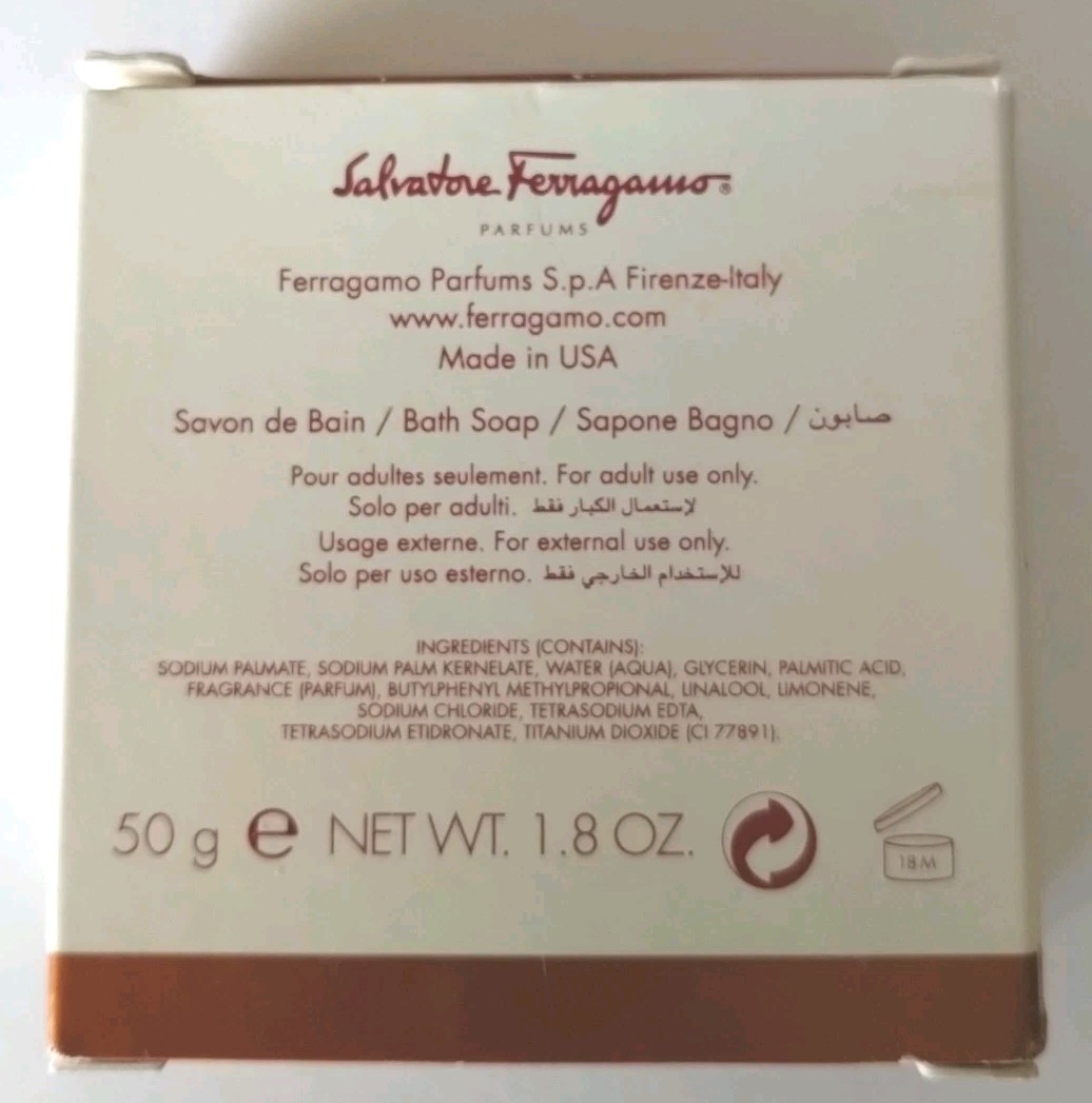 Salvatore Ferragamo Tuscan Soul Travel Scented Bath Soap Bar 50g 1.8 oz