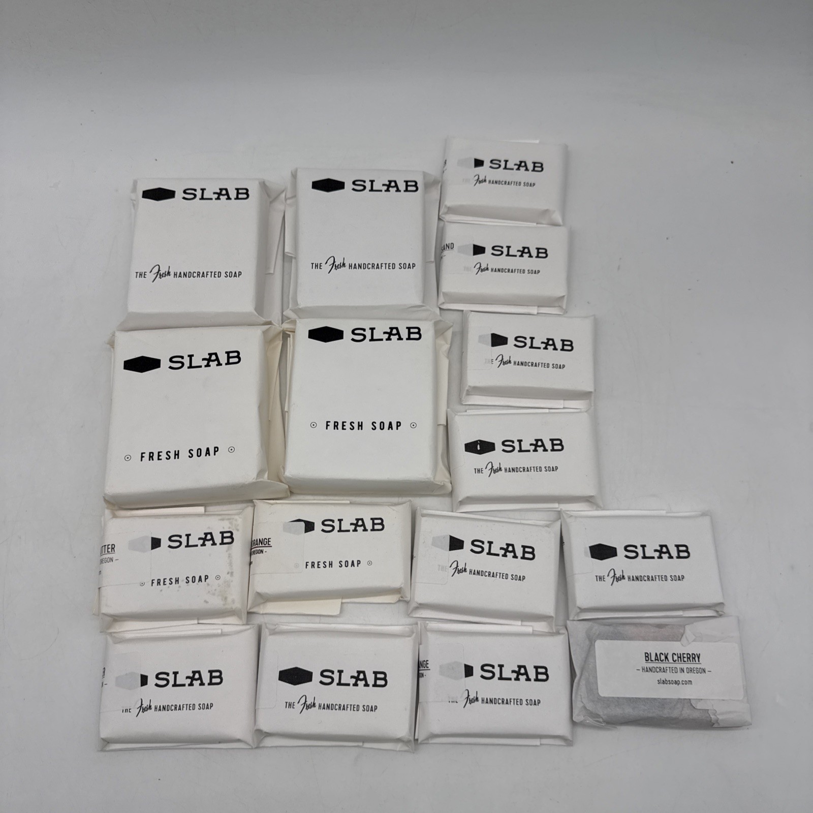 Slab Bar Soap Lot of 16 Bars (Various Sizes/Scents) — NEW