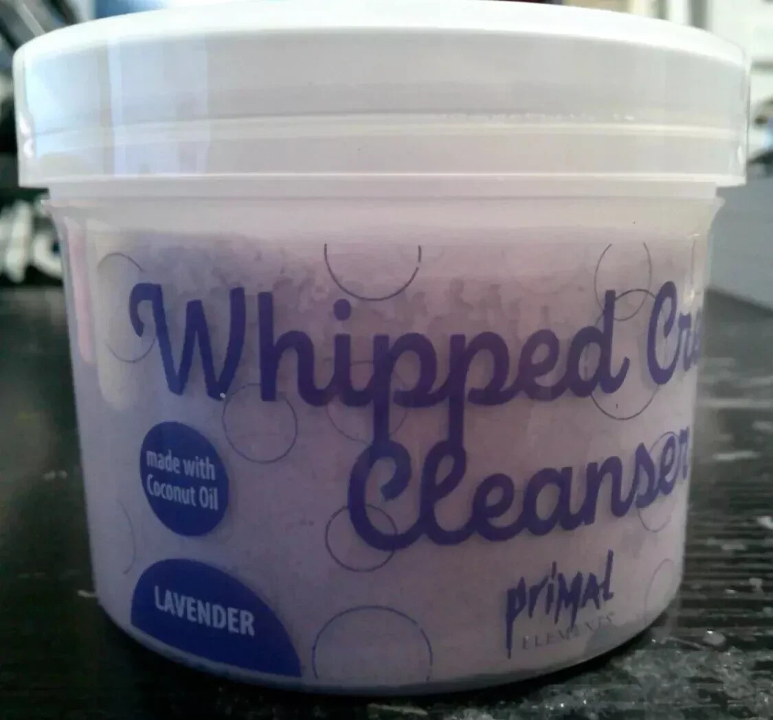 NEW PRIMAL ELEMENTS whipped cream body cleanser LAVENDER paraben sulfate free