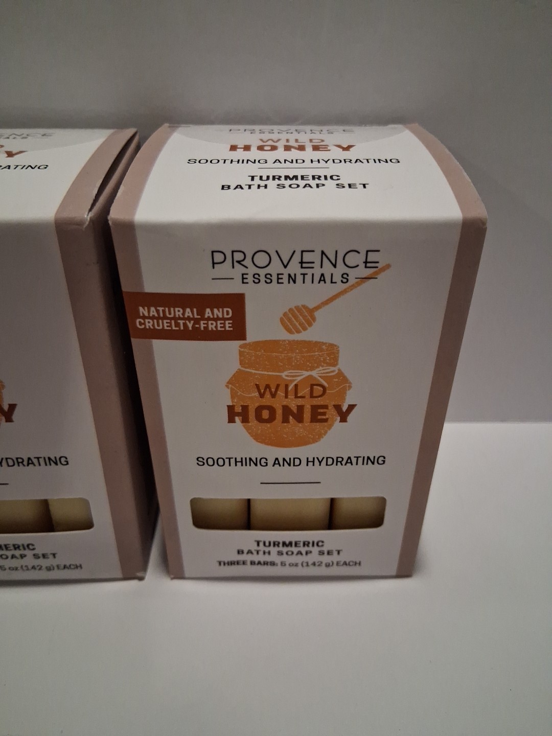 Provence Essentials Wild Honey Soothing & Hydrating (6) Bars Soap with Turmeric