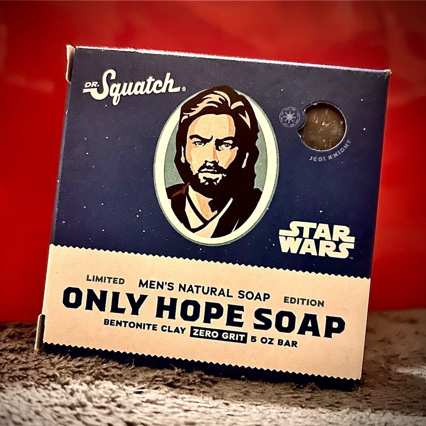 Dr. Squatch Star Wars Only Hope Men’s Soap Bar Bentonite Clay Zero Grit 5 oz