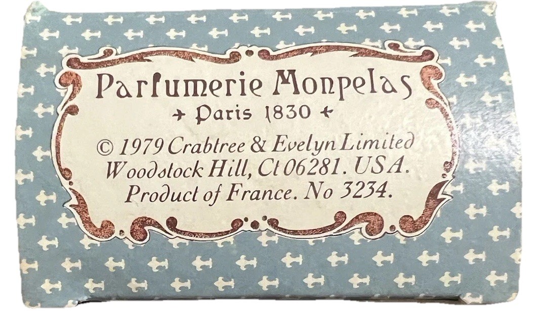 1979 Crabtree & Evelyn Lily of the Valley Perfumed Bath Soap 3 Bars 3.5 oz