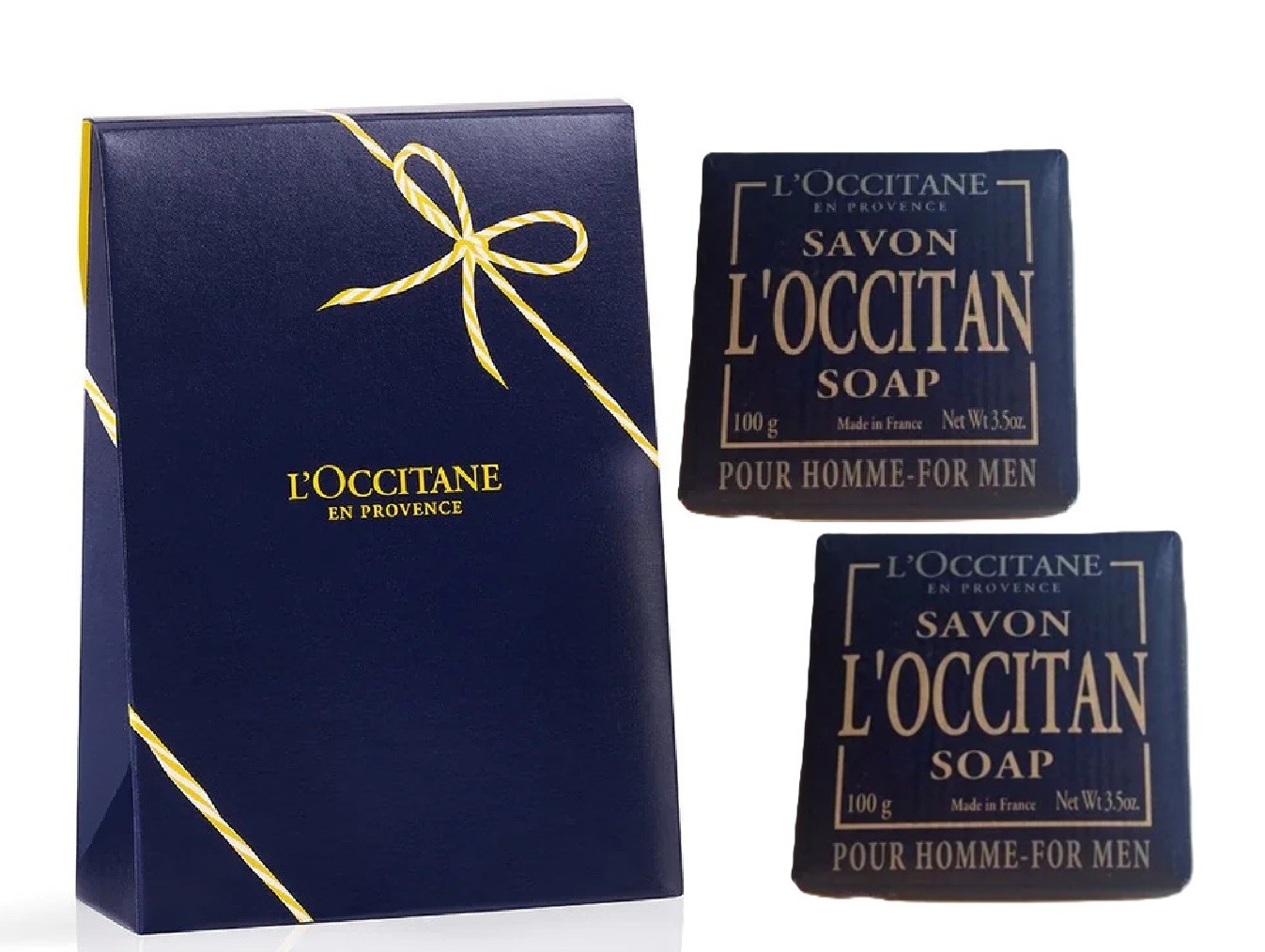 L’Occitane En Provene L’OCCITAN Men’s Soap 2 X 3.5 OZ Individually Sealed In Bag