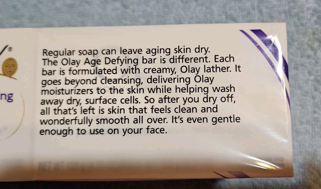 6 Pack Olay Age Defying White Bar Soap Original FORMULA – (6) 4.25 oz each