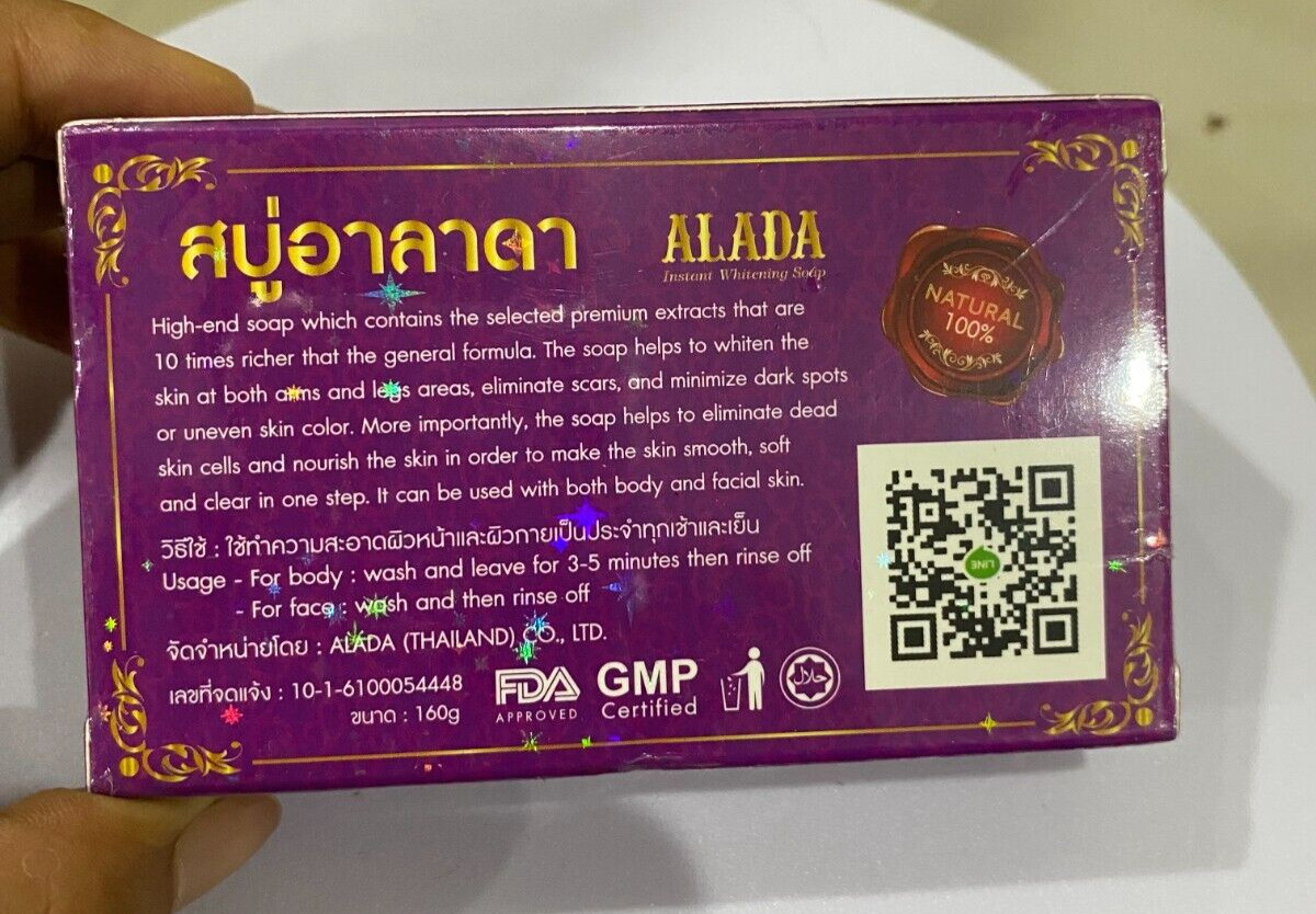 3x Whitening Soap ALADA Natural Bath & Body Natural Anti Aging Brightening 160g
