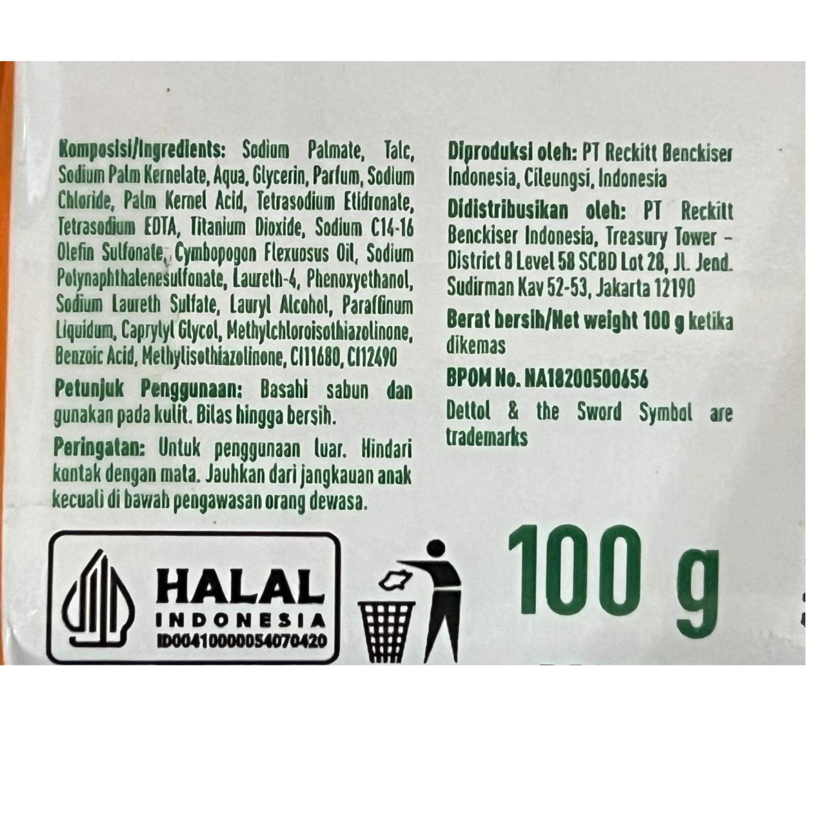 Dettol Fresh Antibacterial Bar Soap – 100g