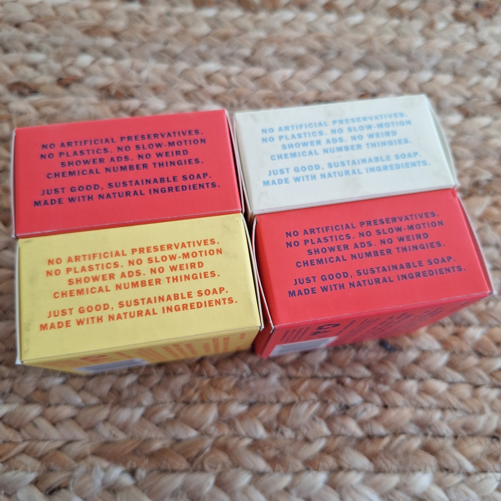 Nudy Rudy Shea Butter Soap Set Hunny Bunny Milk Berrylicious 4 Bars
