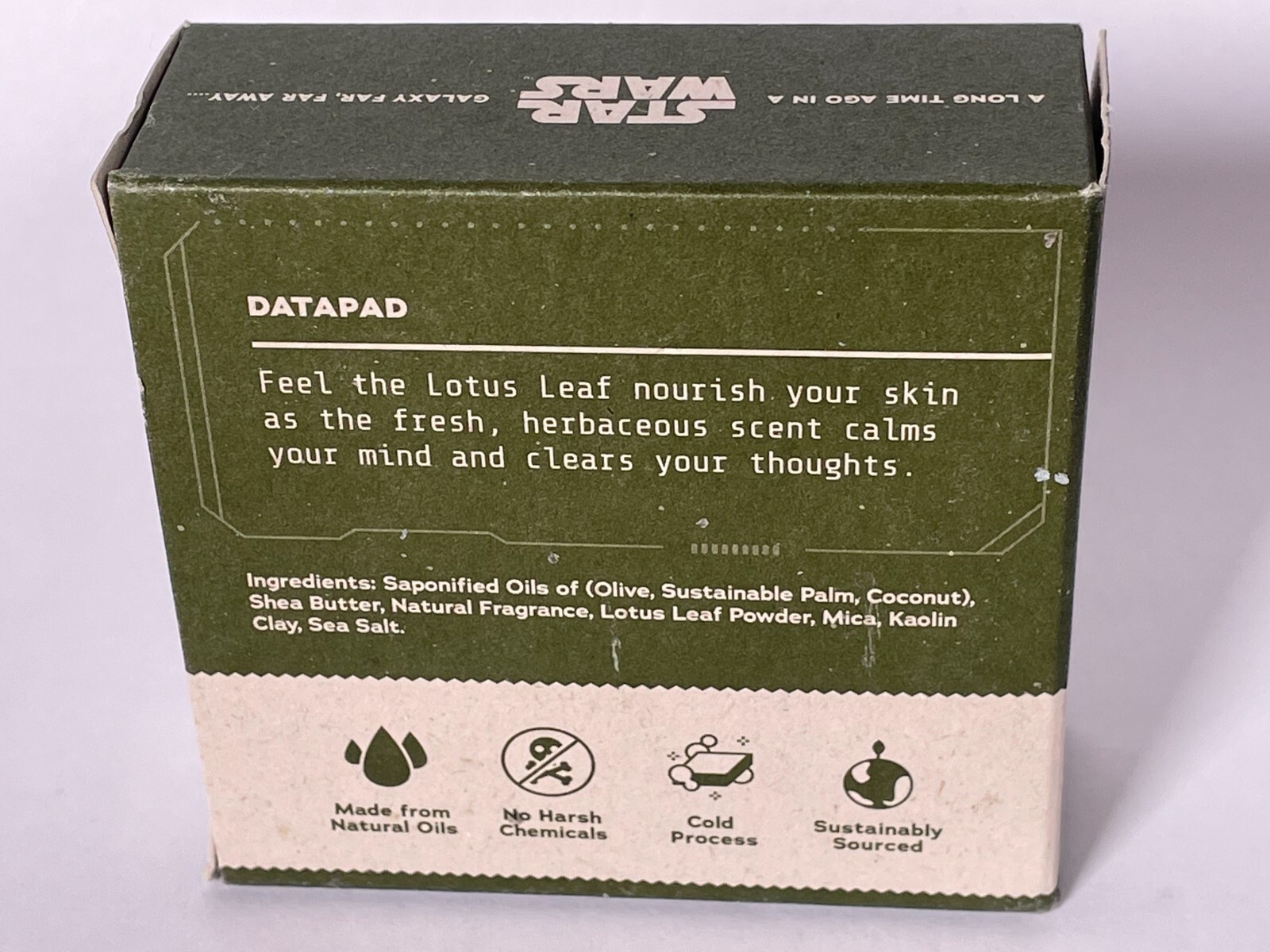 Dr Squatch WISDOM WASH Yoda Star Wars Mens 5oz Bar Soap Zero Grit