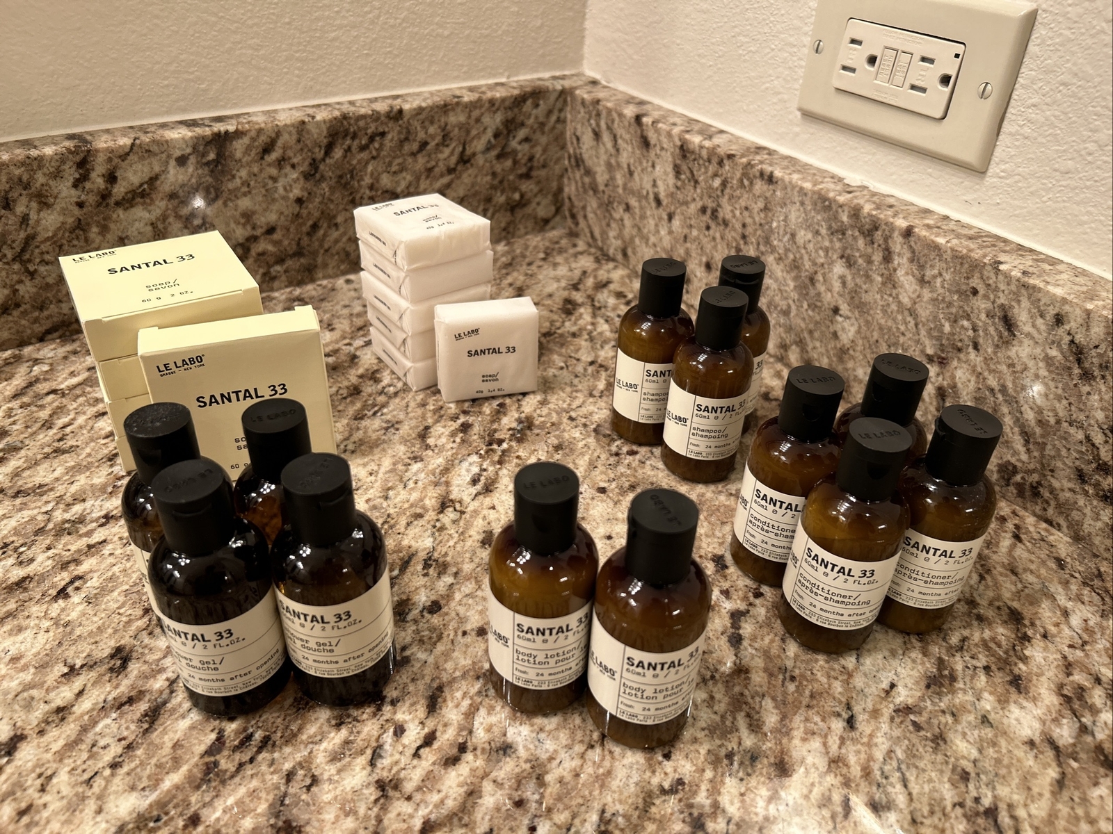 Le Labo Santal 33 – Lot of Soap Bars + Shampoo, Conditioner, Shower Gel, Lotion