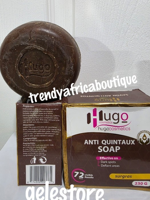 1 soap: Hugo anti Quintaux Soap. Effective on dark spots. 230g x 1.