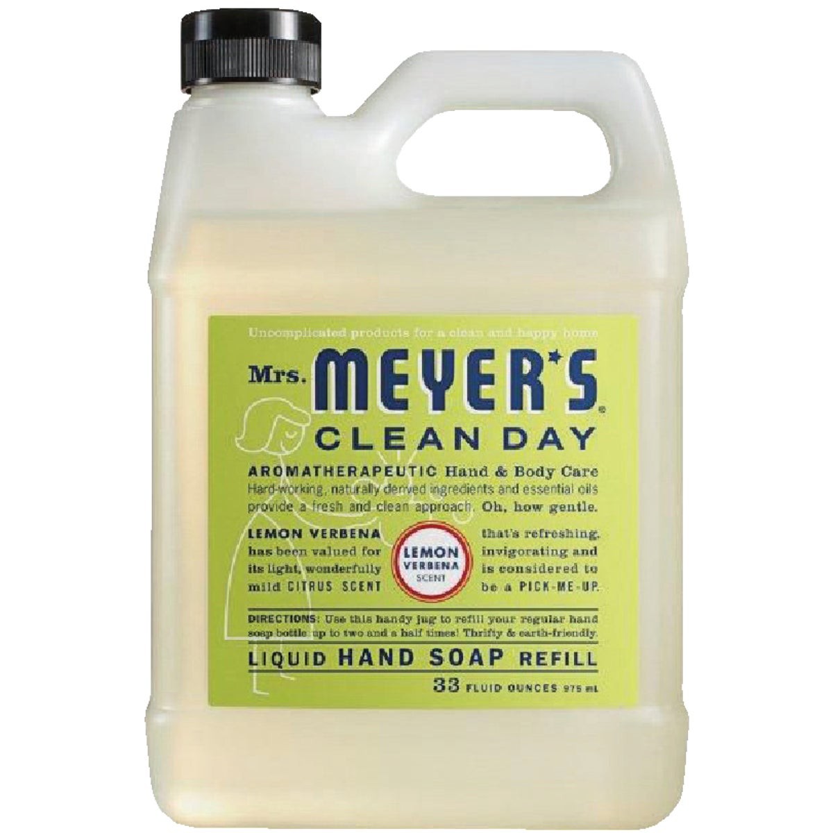 Mrs. Meyer’s Clean Day 33 Oz. Lemon Verbena Liquid Hand Soap Refill 12163 Mrs.