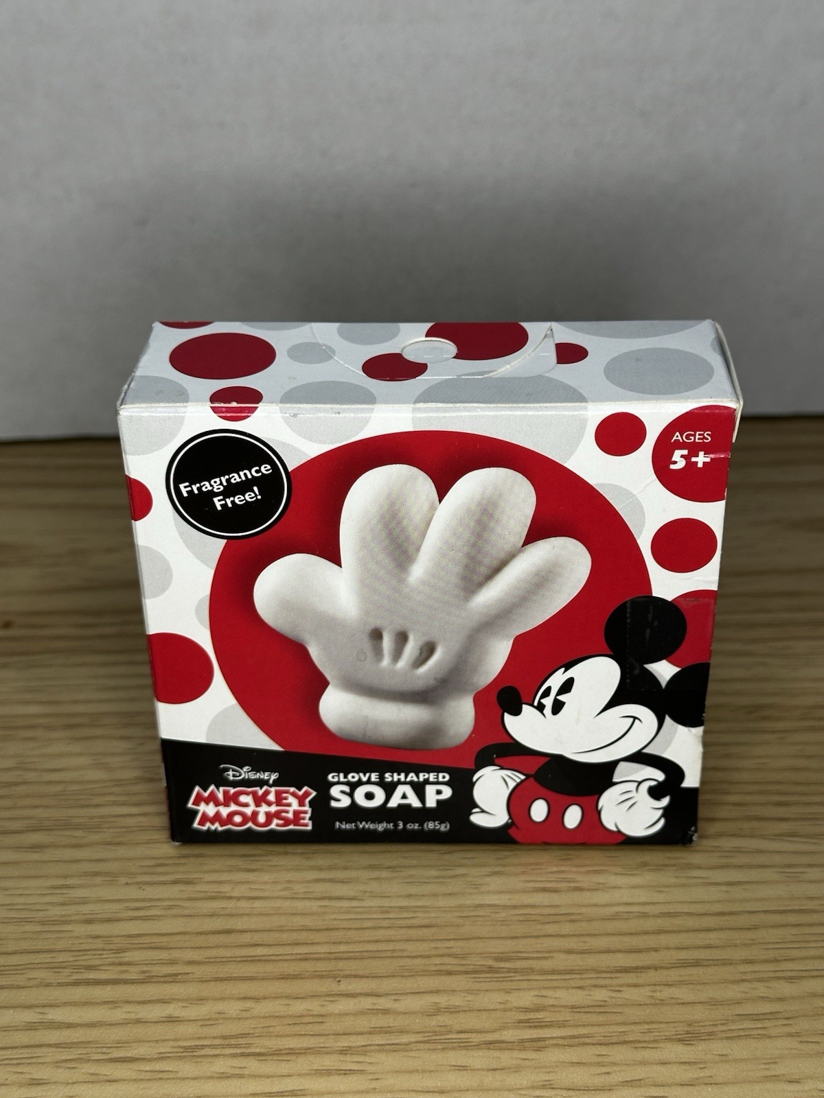 DISNEY Mickey Mouse Glove Shaped Soap**Fragrance Free**New in Box