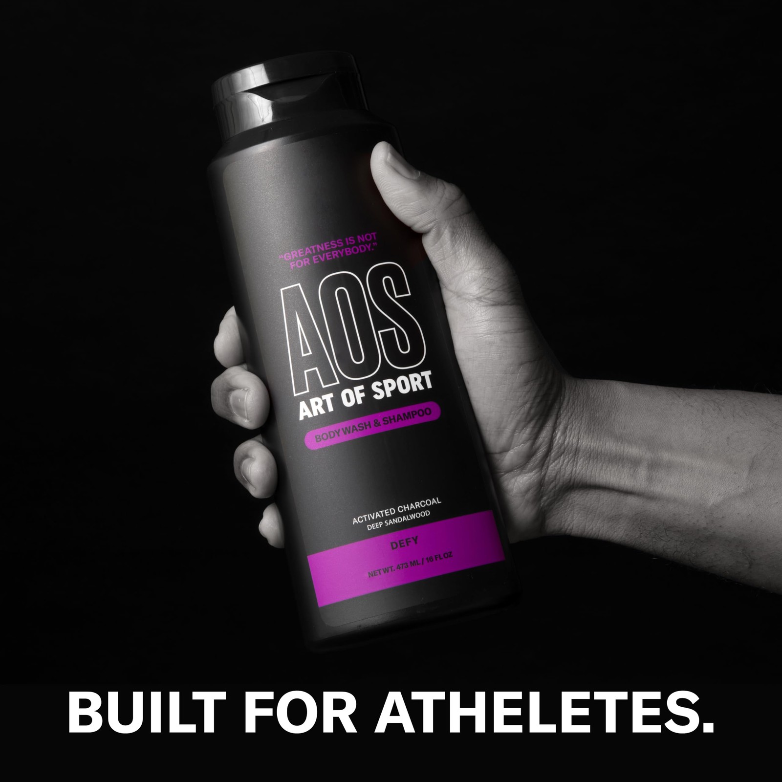 Art of Sport Men’s 2-in-1 Body Wash and Shampoo with 16 Fl Oz (Pack 2)