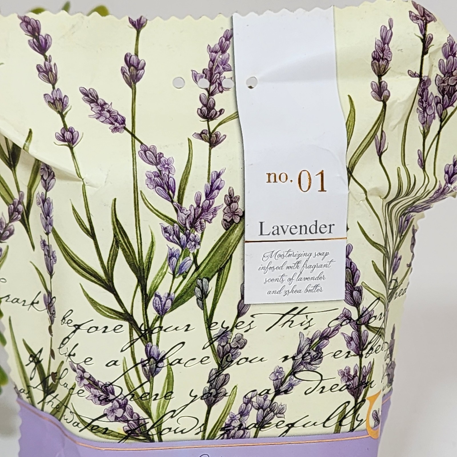 Lavender Soap Bar No 1 England Triple Milled 10.58 oz Asquith & Somerset