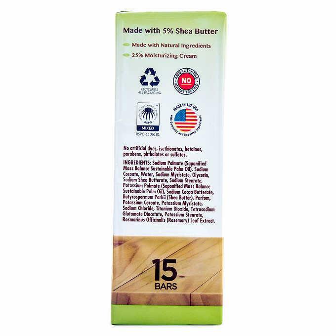 Kirkland Signature Bar Soap with Shea Butter, 13 Bars