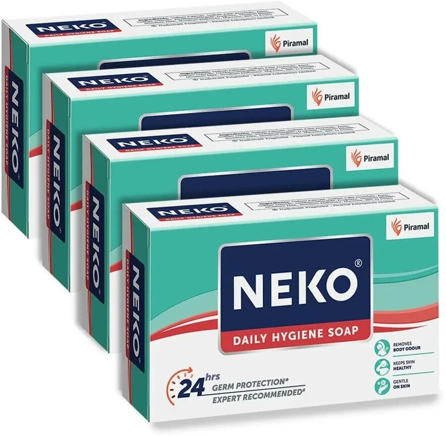 Neko Daily Hygiene Medicated Soap 100gm x 8(Pack of 8)-24 hours Germ Protection