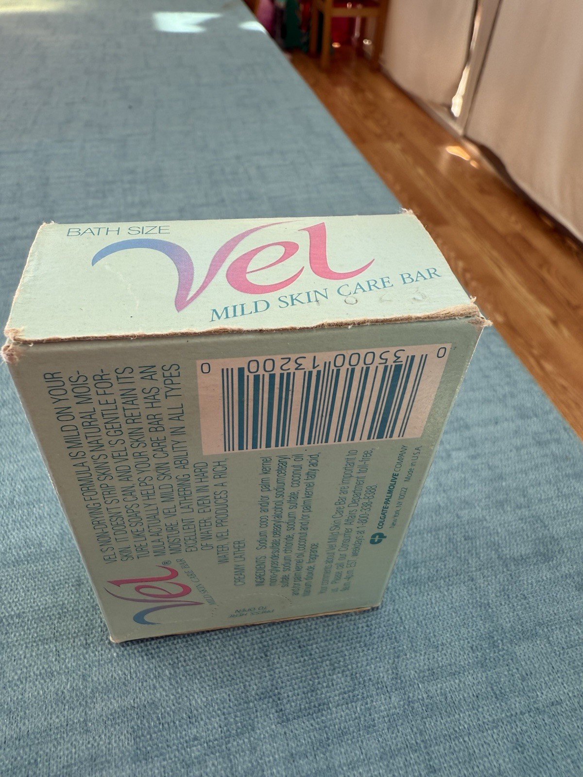 VEL Mild Skin Care Bar Soap In Box 4.5 oz Colgate Palmolive