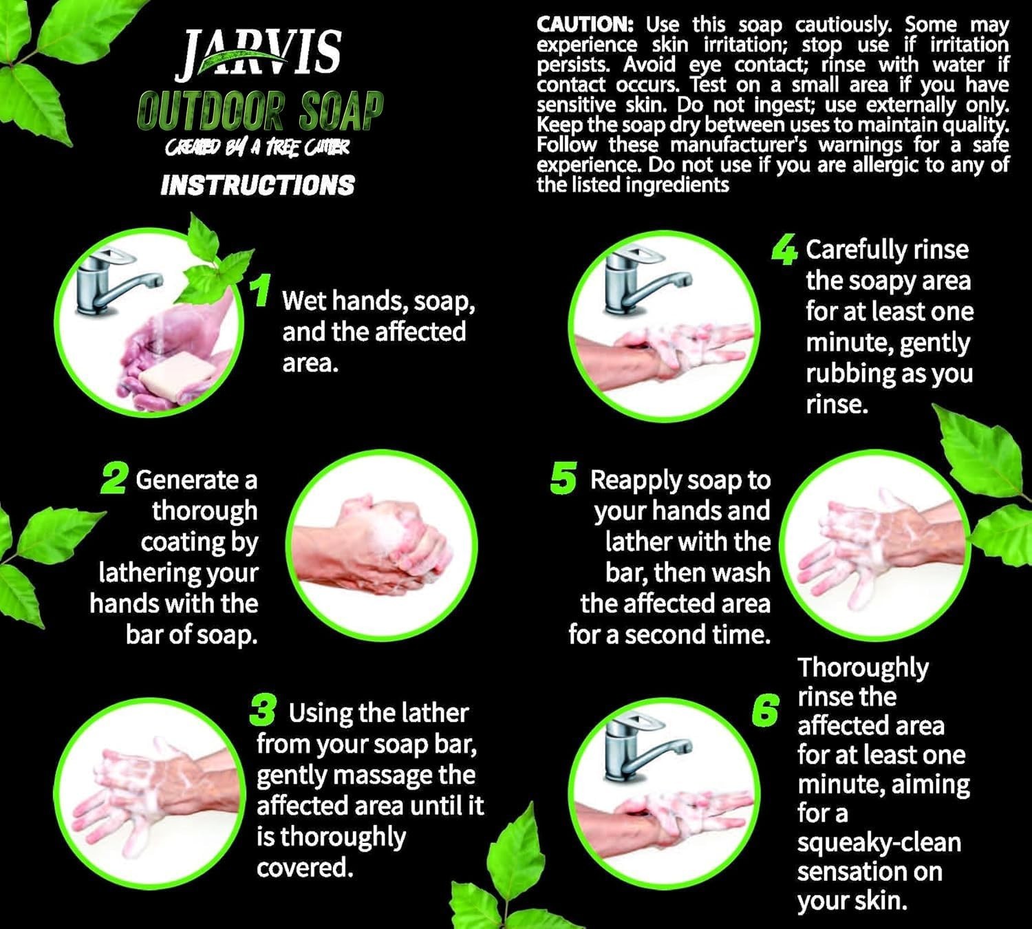 Natural Poison Ivy Soap – Fast Relief from Itching & Irritated Skin (3 Pack)