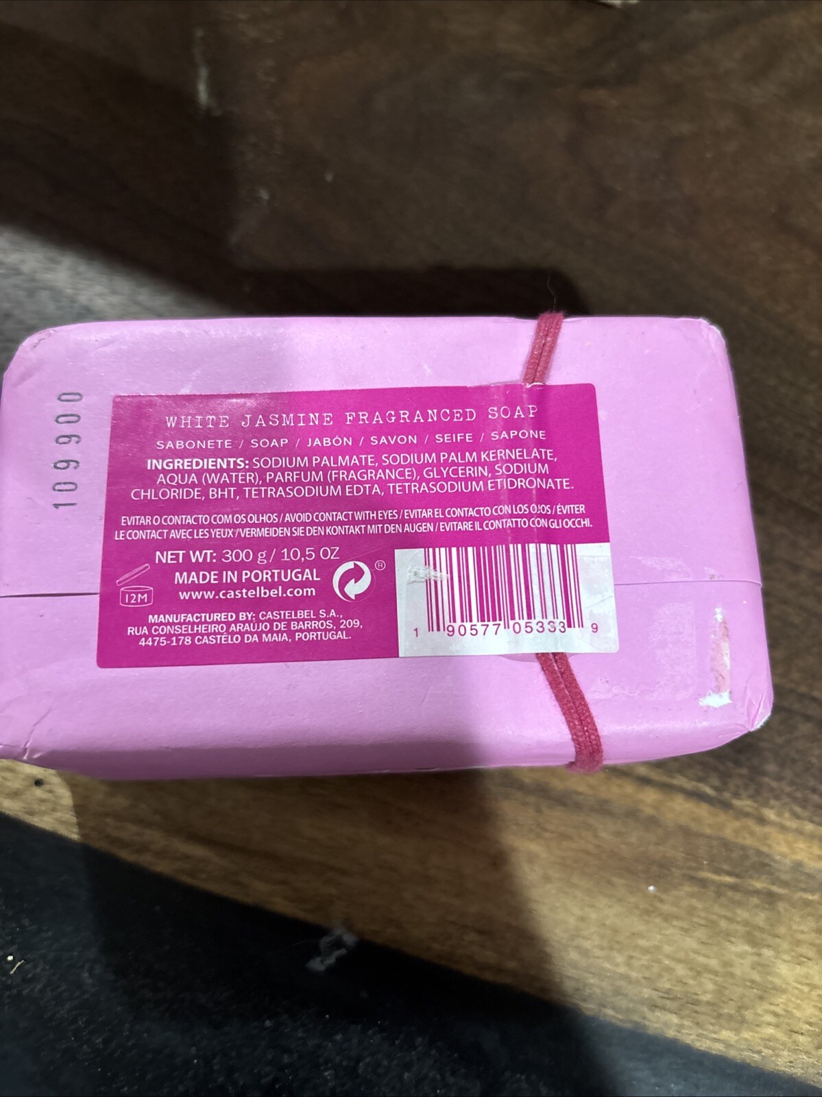 Castebel White jasmine I love you soap made in Portugal cruelty free