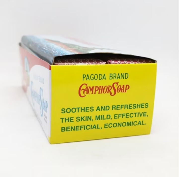12 bars – Jade Twin PAGODA Camphor Soap 65g Traditional Deodorant Herbal Soaps