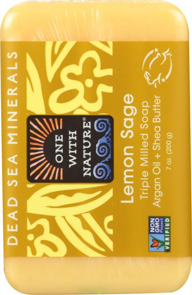 Dead Sea Minerals Natural Soap with Argan Oil and Shea Butter Pack of 6