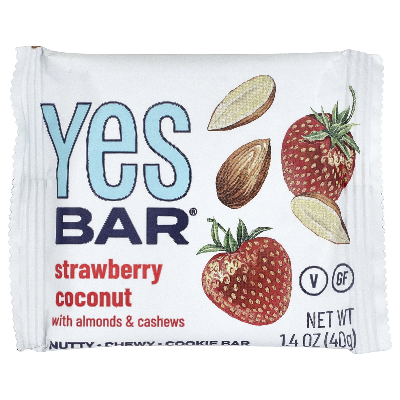 Snack Bar, Strawberry Coconut, 6 Bars, 1.4 oz (40 g) Each