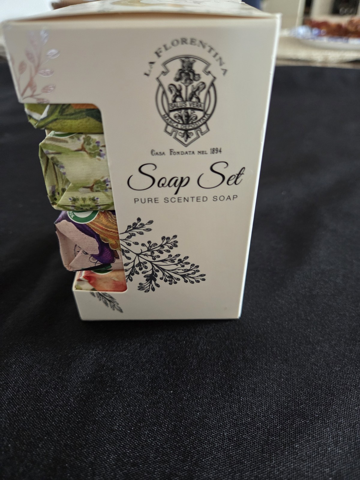 La Florentina Vegan Assorted Soap Set 4x100g Lavender Made in Italy