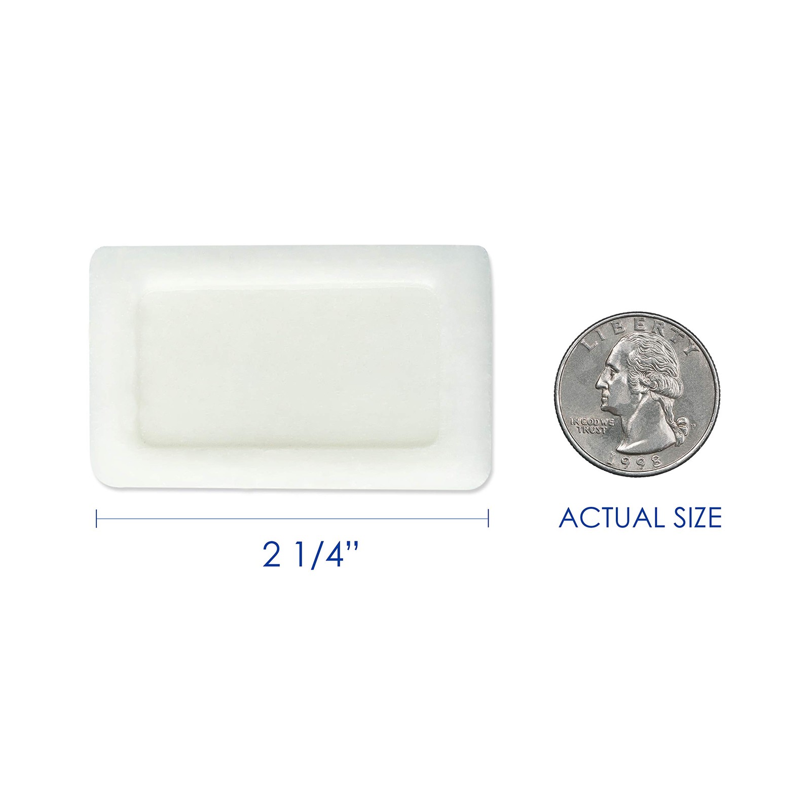 0.5 oz Bar Soap [100 Pack] Hotel Travel Size Individually Wrapped Vegetable