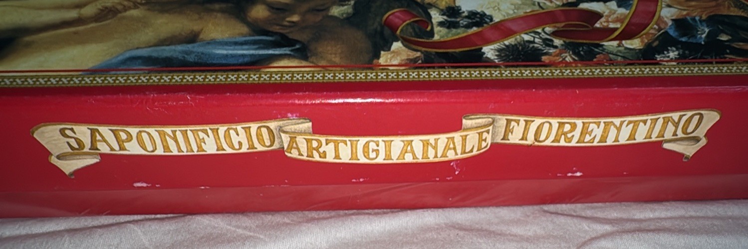 Vintage Saponificio Artigianale Fiorentino Soap Gift Set 3 Bars Made in Italy