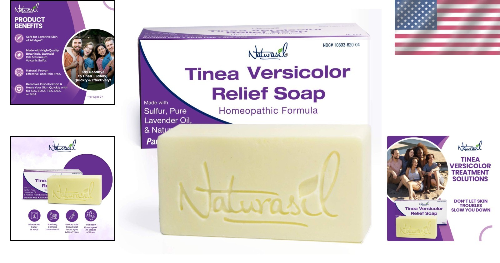 Max-Strength Tinea Versicolor Soap – Fast-Acting Antifungal Relief for All Ages
