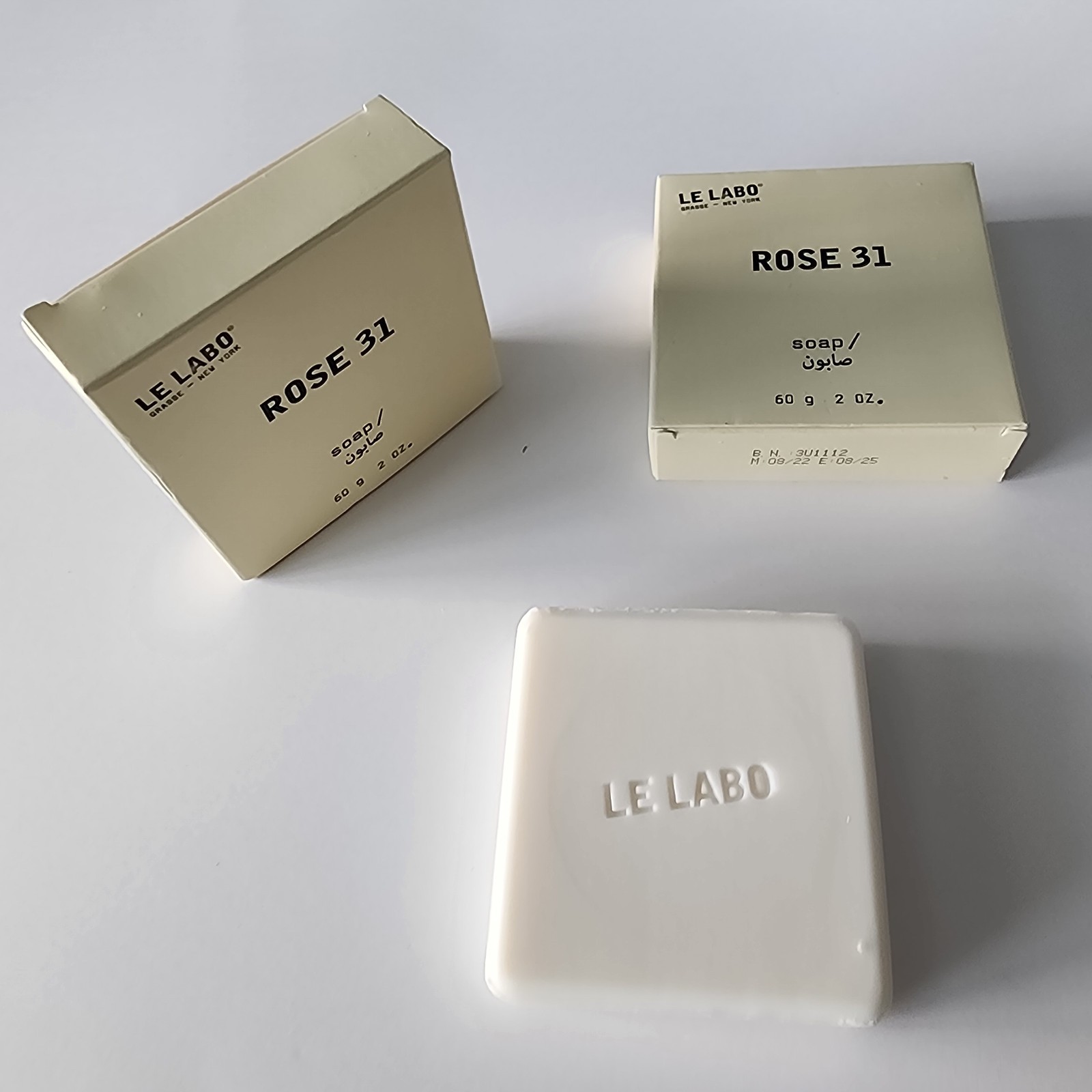 Le Labo Rose 31 Body Bar Soap 2oz 60g Soft Perfume New Fragrance Luxury Moisture