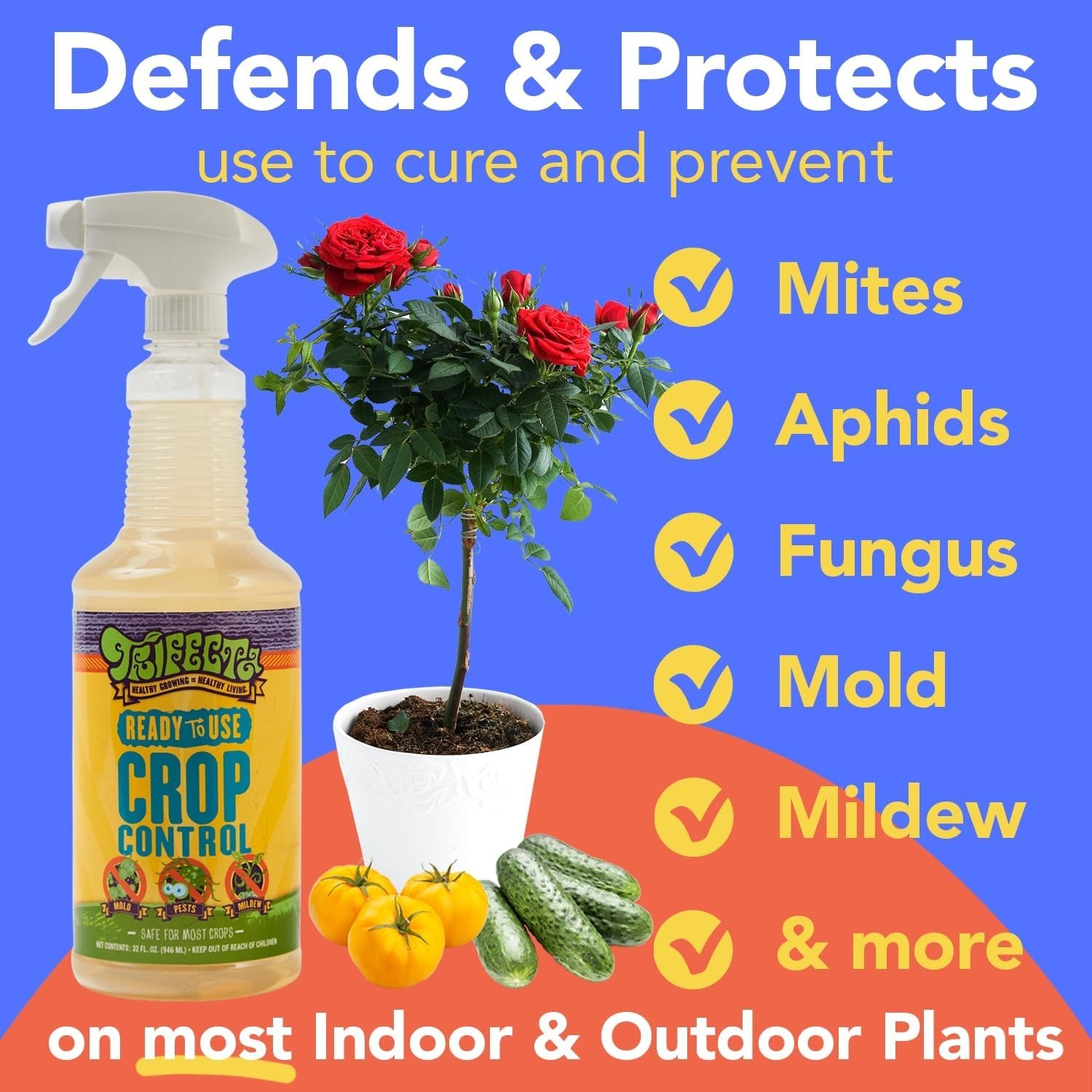 Biodegradable Pest Control Soap – Target Spider Mites & More | 32oz Pack of 2