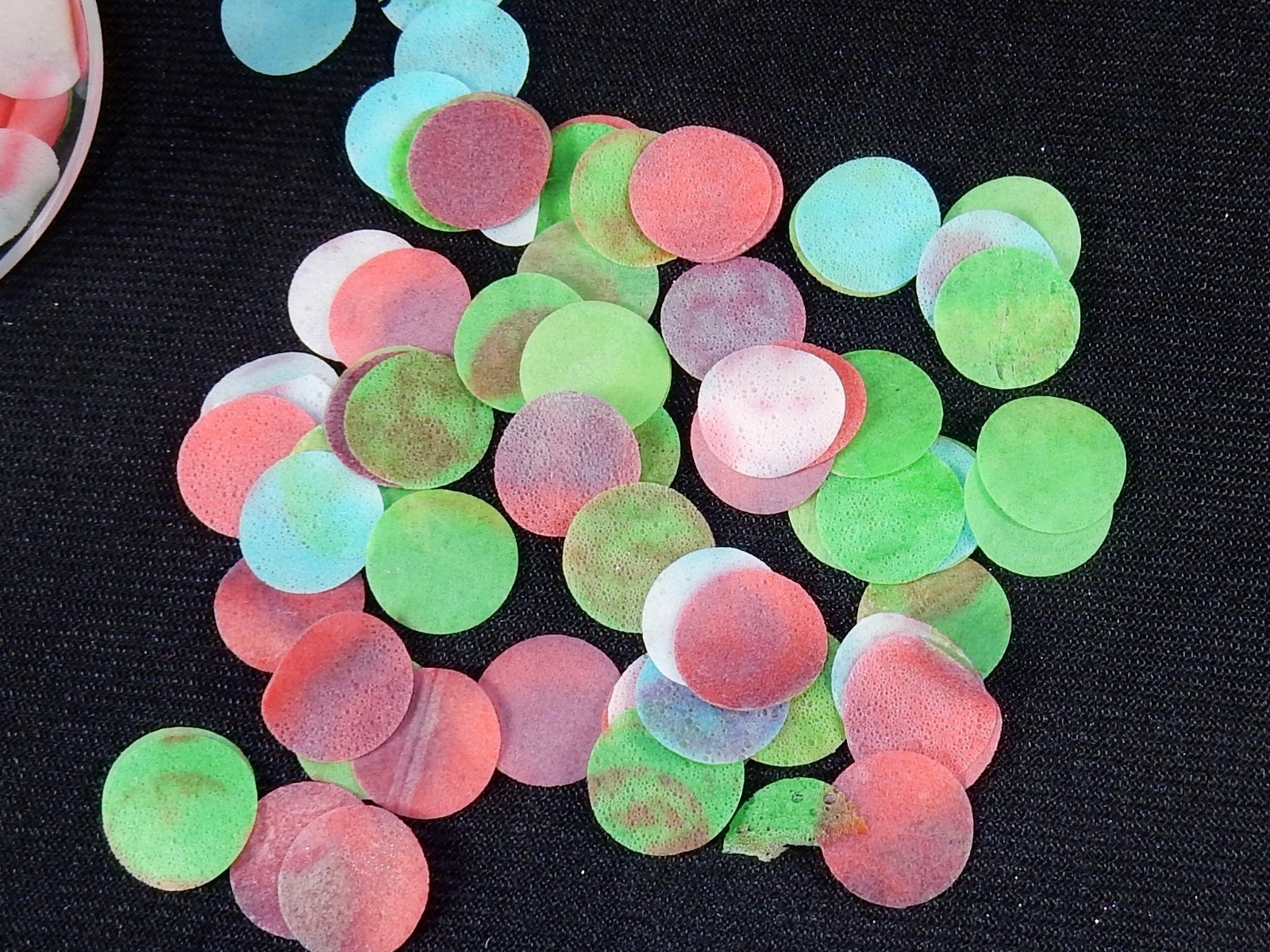 Christmas Bell Bath Soap Ornament w/Colorful Confetti Discs, Stocking Stuffer
