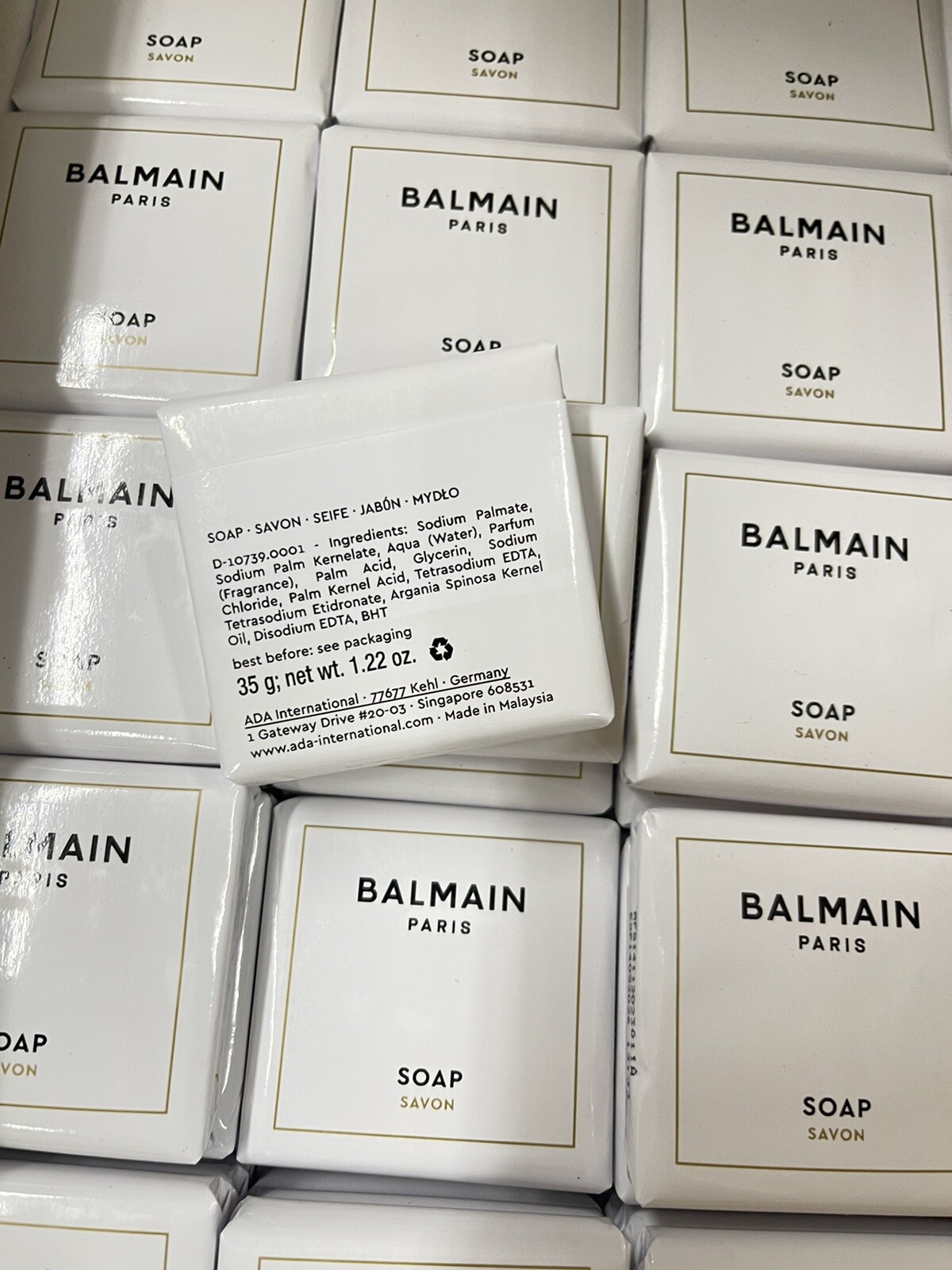 300 Bars (35g/1.22 oz each) Balmain Paris Soap for Hotel Motel B&B Amenities