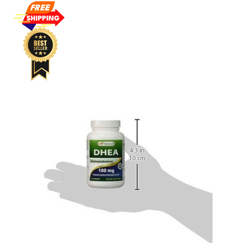 Best Naturals DHEA 100mg Supplement 60 Capsules 60 Count (Pack of 1), 100 Mg