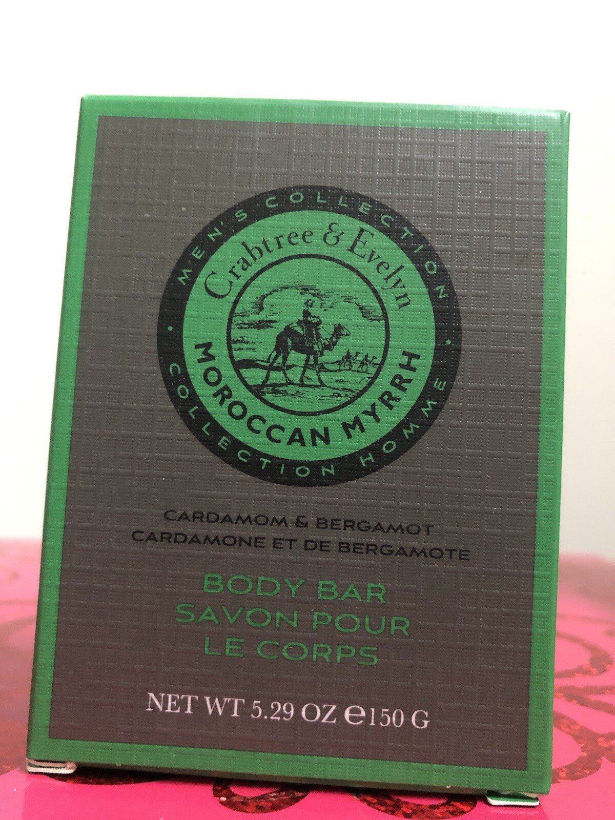 Crabtree & Evelyn MOROCCAN MYRRH Cardamom & Bergamot SOAP 5.29 oz VERY RARE