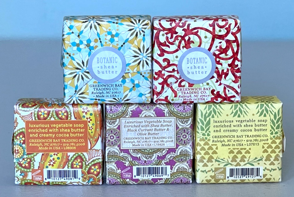 Greenwich Bay 5 Pack Hand Soap w/Essential Oil & Shea Butter (1.9 oz each) ~ New