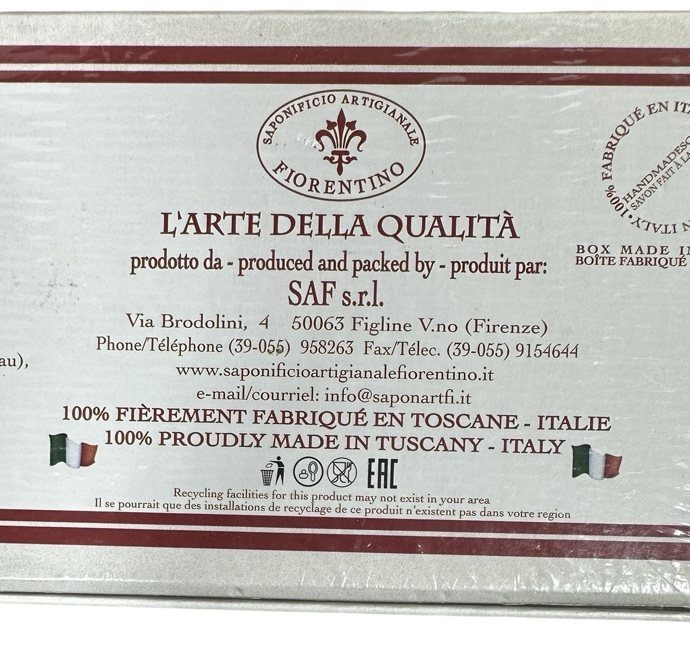 SAPONIFICIO ARTIGIANALE FIORENTINO 3 Lemon Scented Cherub Angel Carved Soap Bars
