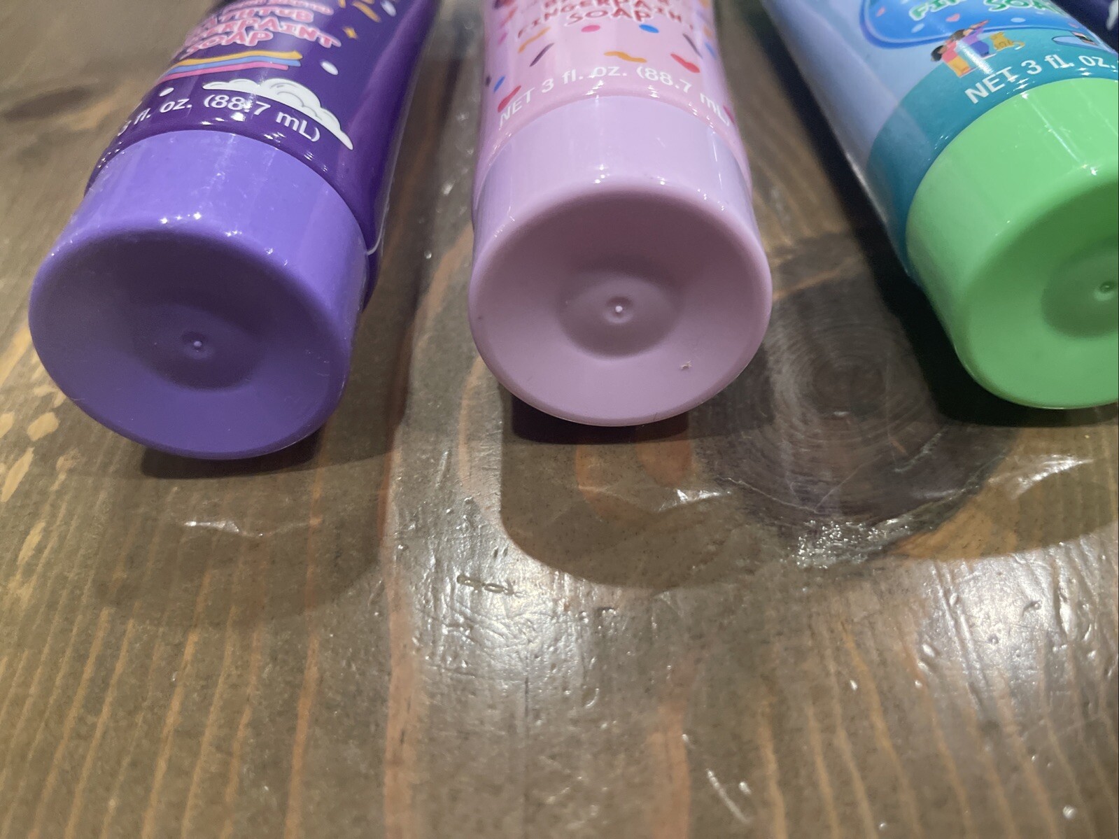 5PC SET: Crayola Bathtub Finger Paint Soap Kids 3oz: Blue Red Green Pink Purple