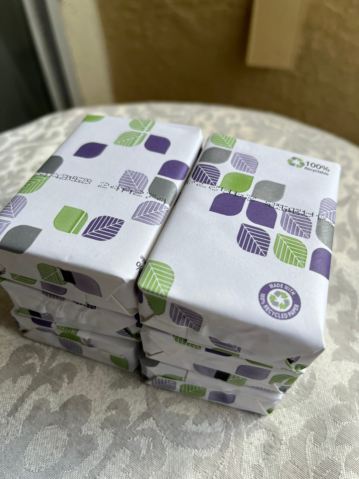 Pure Selects Coconut Lime Verbena Oatmeal Bar Soap 6 Bar Lot, 3oz. each