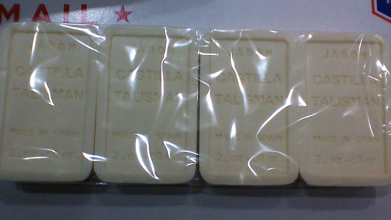 24 Castile Soap Bars Talisman Made in Spain Jabon Castilla 6 – 4 PACKS 2 oz Each