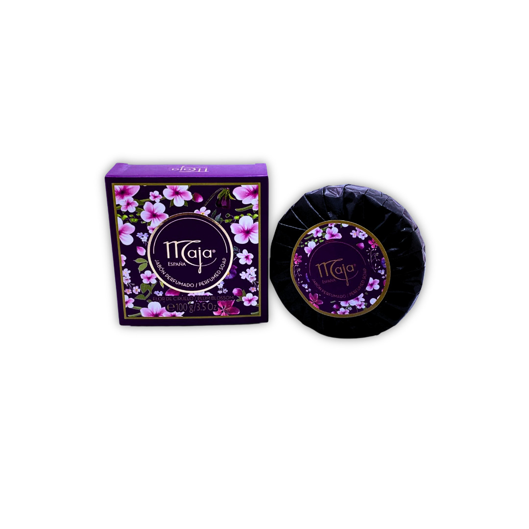 Maja España Plum Blossom Perfumed Soap Bar – Floral Scent | 3.5 oz