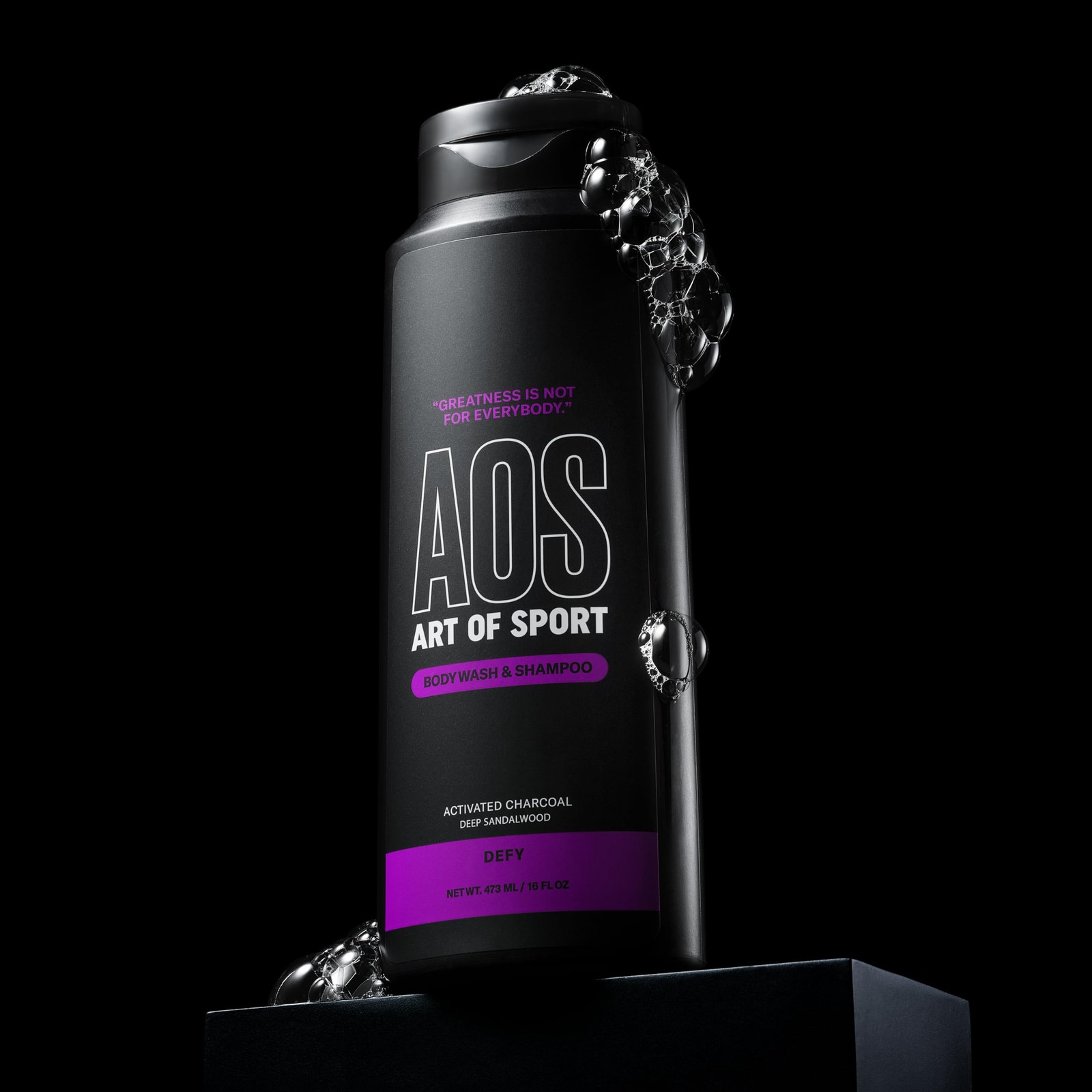 Art of Sport Men’s 2-in-1 Body Wash and Shampoo with 16 Fl Oz (Pack 2)
