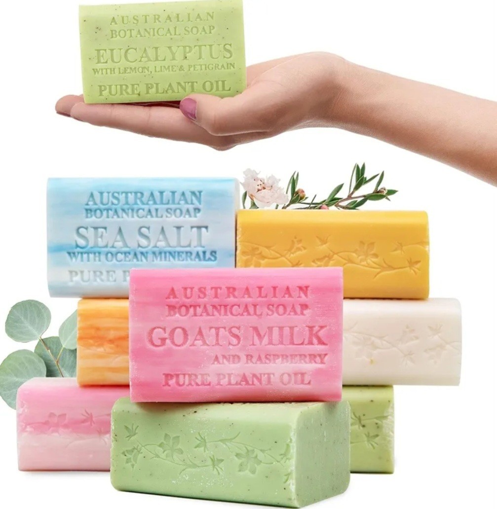 Australian Botanical 8 Bar Variety Pack Large Long Lasting Soap 6.6oz