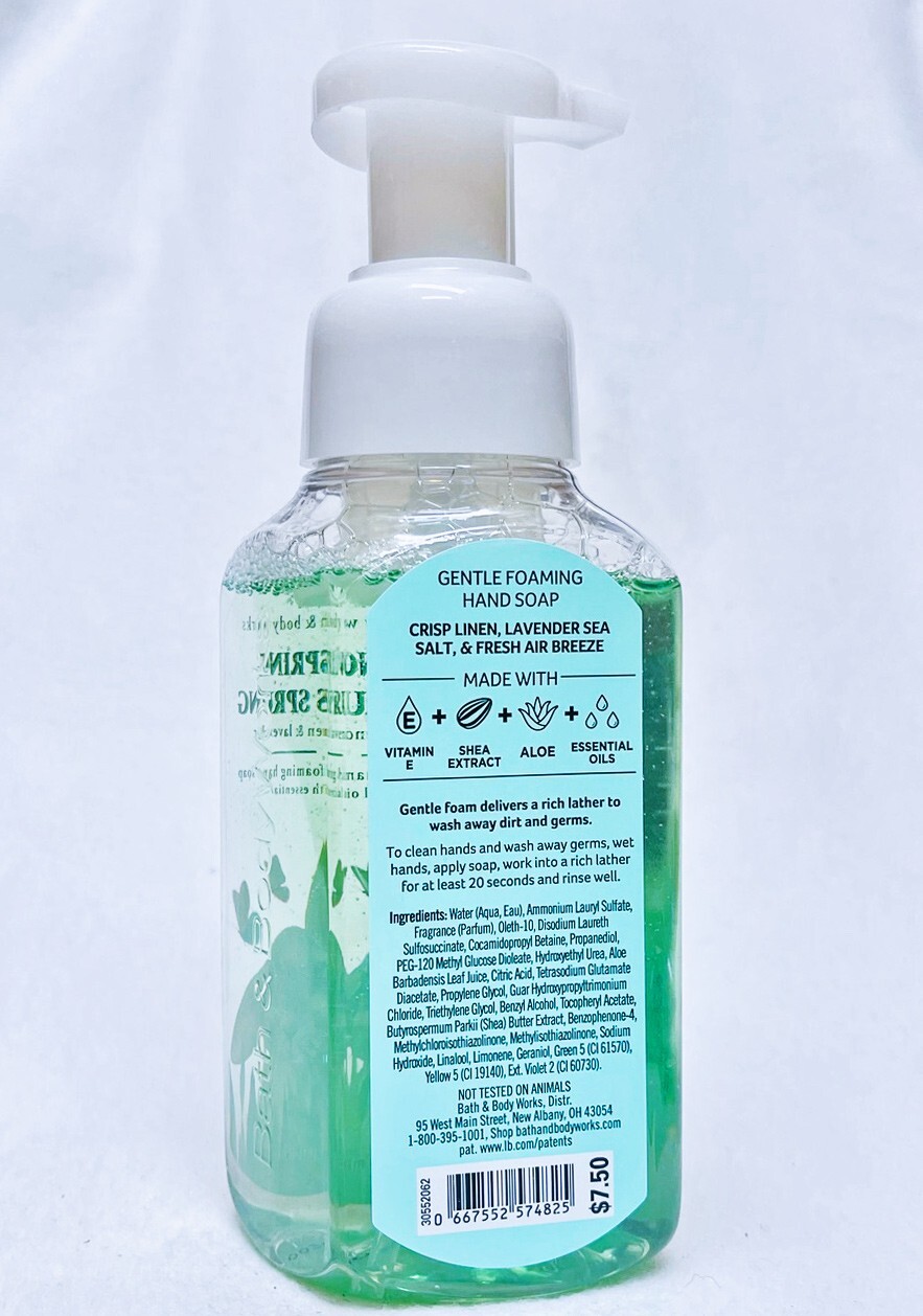 4 Bath & Body Works LINEN LAVENDER SPRING BUNNY Gentle Foaming Hand Soap 8.75 oz